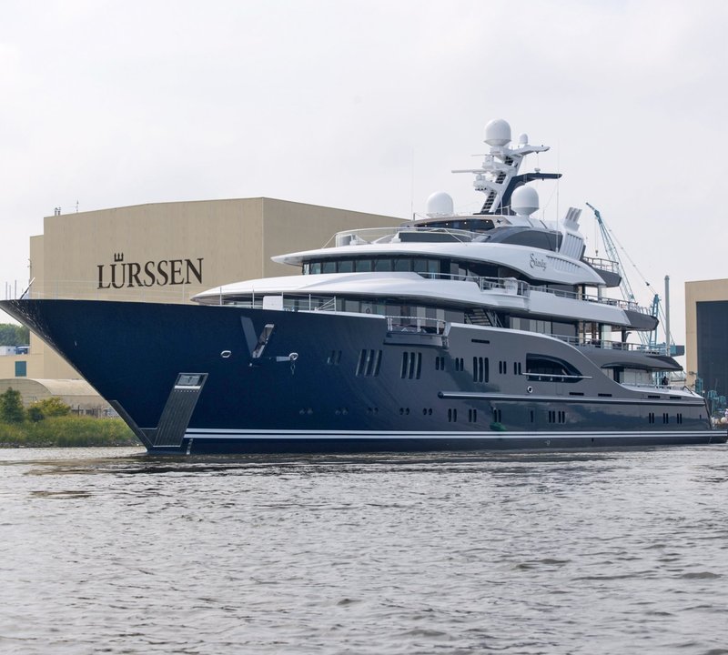 Superyacht-solandge Launched By German Yacht Buildr Lurssen