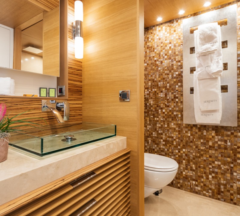 Twin Cabin Ensuite Bathroom